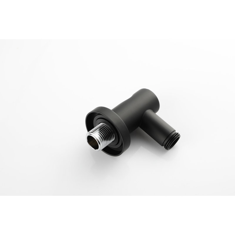 Height Adjustable Handheld Shower With Stainless Steel And 59-Inch Hose In Matte Black Finish Construction