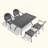 5-Piece Set Of Cast Aluminum Patio Furniture With Frame And Seat Cushions-1094243216
