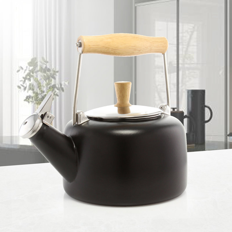 Chantal Sven 1.8 qt. Enamel On Steel Stovetop Tea Kettle, Blue Cove