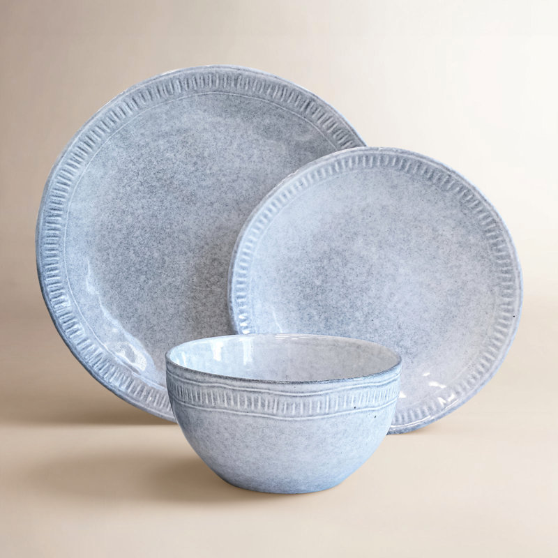 Piece Stoneware Dinnerware Set - Service for 4