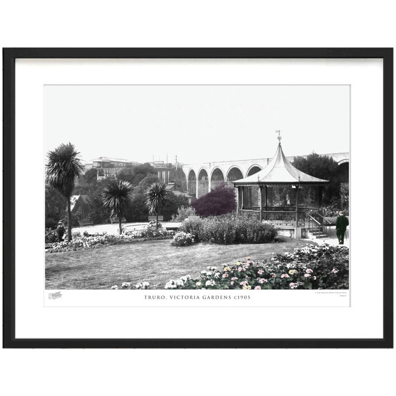 Truro, Victoria Gardens C1905 by Francis Frith - Single Picture Frame Print, 40cm H x 50cm W x 2.3cm D