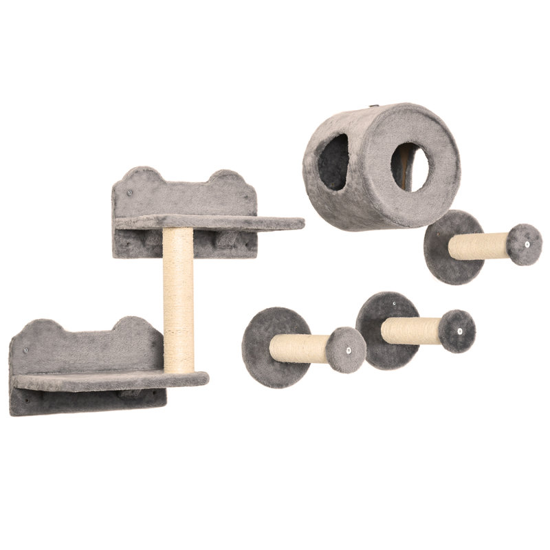 Tablettes murales polyvalentes pour chat 5 pièces