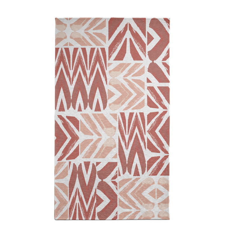 Safari Chenille Geometric Indoor Rug, Rectangle 2' x 3'