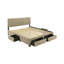 Lit avec rangement tapissier Leonard-675237040