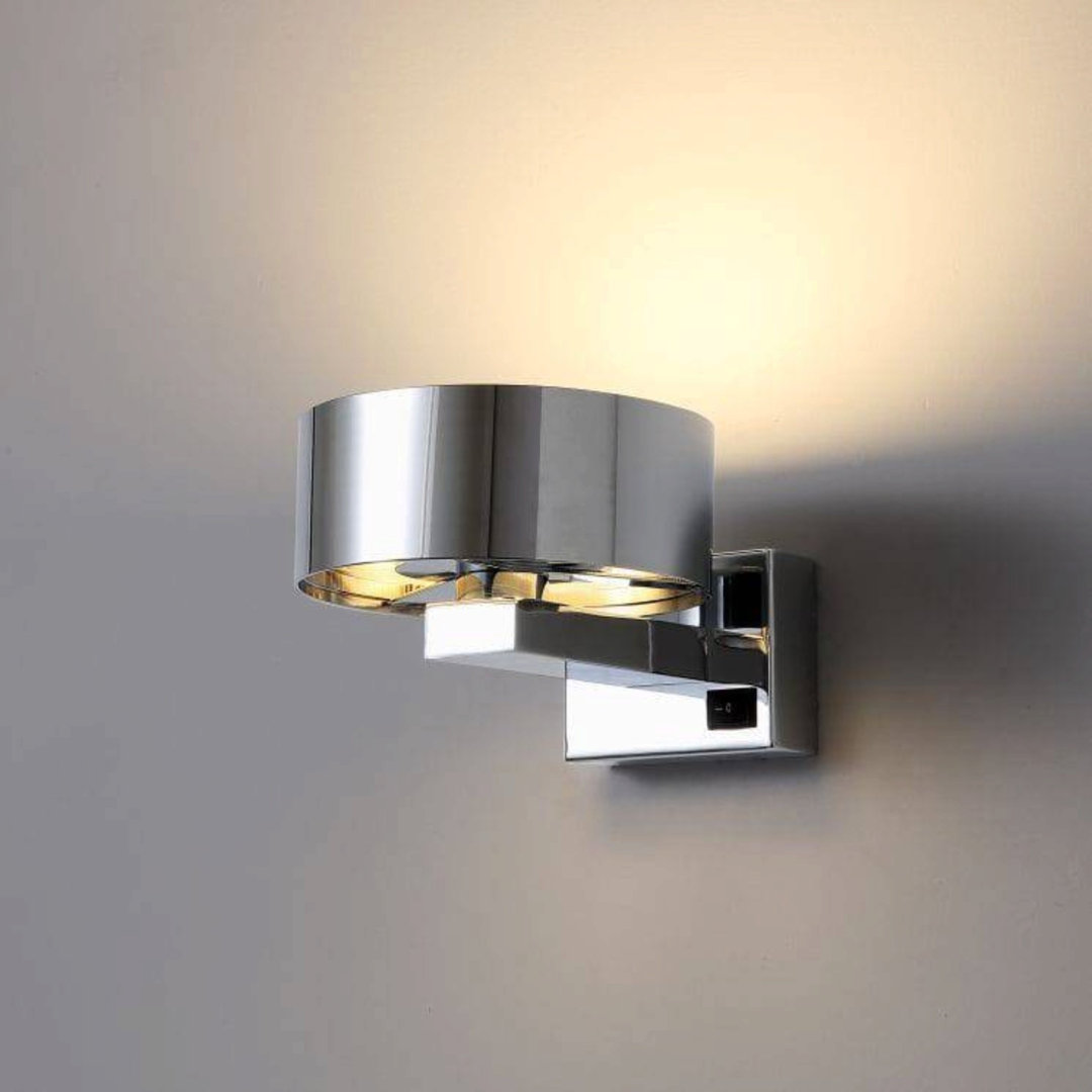 B&Q -  Ultrabeam Chrome Interior Led Wall Light With Switch 6 Watt 3000K Warm White Led - Image 3