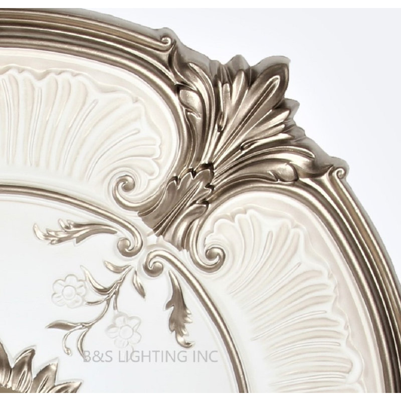 Ceiling Medallion, 4" H x 26" W x 26" D