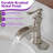 Single-Hole Single-handle Bathroom Faucet with Drain Assembly-59998224