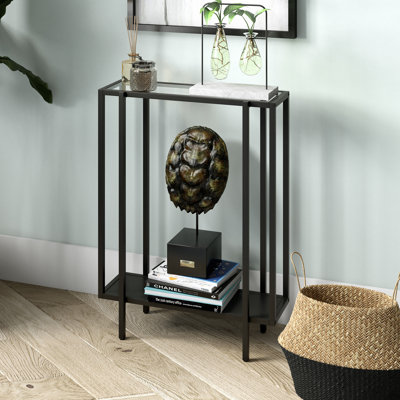 Vireo Glass Top Console Table
