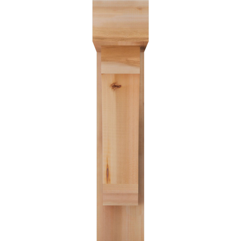 Imperial Block Bracket w/ Offset Brace, 36 x 24, 7 1/2"W Western Red Cedar (Smooth)