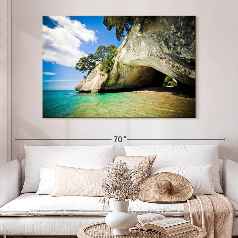 Gillard Cathedral Cove Gillard Scene, 34" H x 51" W