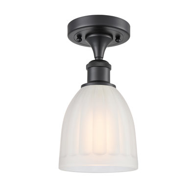 Dunder Glass Semi Flush Mount