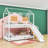 Padmukh Twin Over Twin Metal Bunk Bed With Slide And Shelves-2081196836