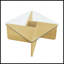 Table basse en verre 31,5 pouces-10370977
