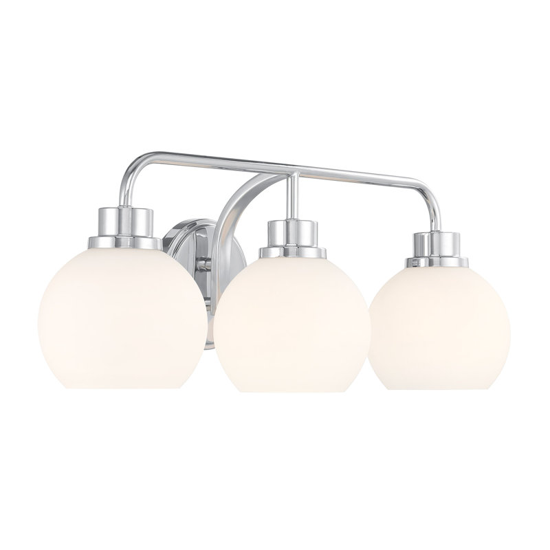 Luminaire suspendu Kenilworth 3 lumières Meridian, Chrome chrome