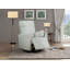 Fauteuil inclinable et pivotant, chenille beige-1687925349
