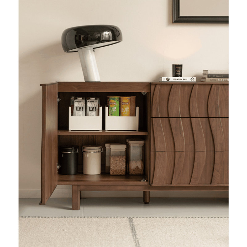 Buffet décoratif Mid Mid Antique, H 31,5 po x l 59,06 po x P 17,72 po