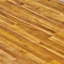 Table de salle à manger d'extérieur en bois d'acacia, finition teck sablé et noir