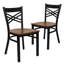 Prompton 'X' Metal Restaurant Chair-1515454598-1515454623