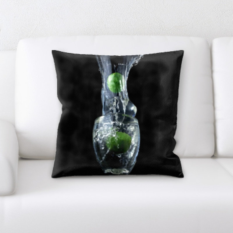 Chyna Microsuede Reversible Throw Pillow