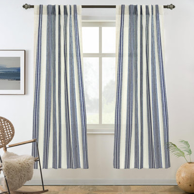 Rideaux semi-transparents avec passe-tringle Chris