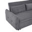 Canapé-lit convertible avec ports USB et coussins décoratifs-258517297