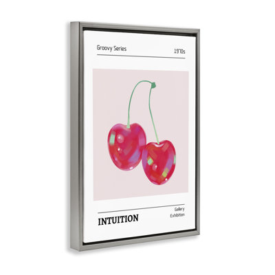 Cadre flottant Intuition Expression Cherries, design par LSR Design Studio