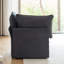 Chaise de coin en velours côtelé Hepworth avec deux coussins-1350294461