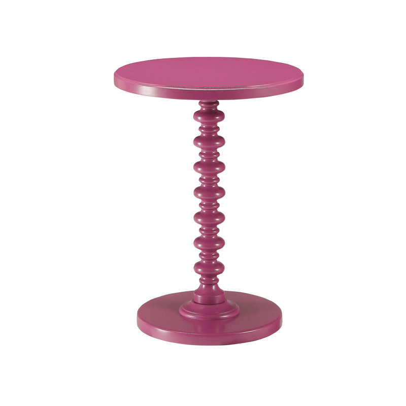Table d'appoint ronde Salisa, mauve