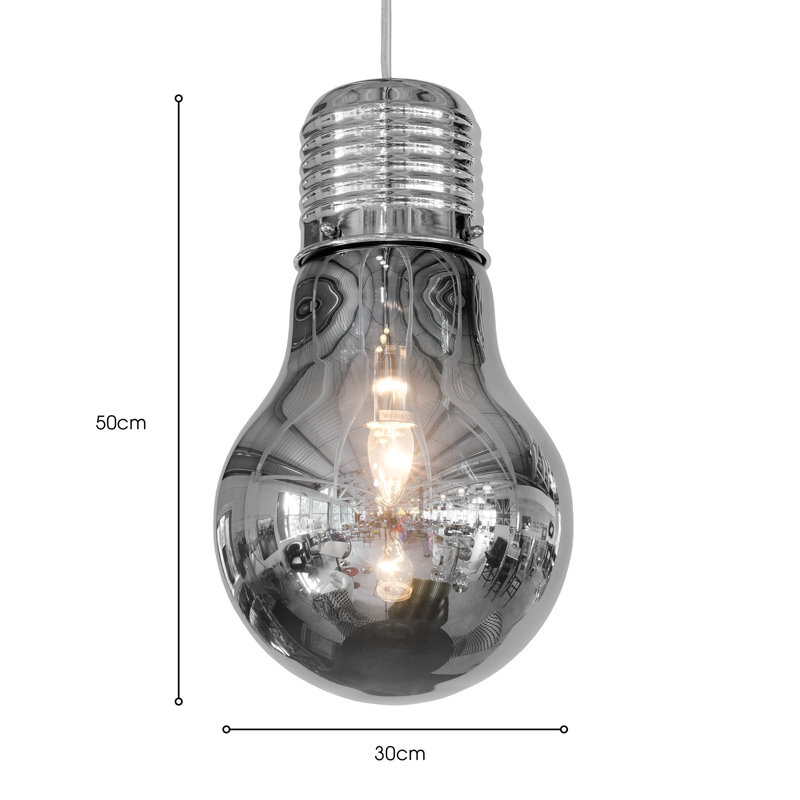 Denyel 1 - Light Chrome Pendant