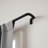 Umbra Twilight Expandable 3/4" Blackout Curtain 66"-144" Rod Set, Black-94237673-94237674