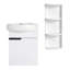 Meuble-lavabo de salle de bain avec lavabo et support de rangement-927664184