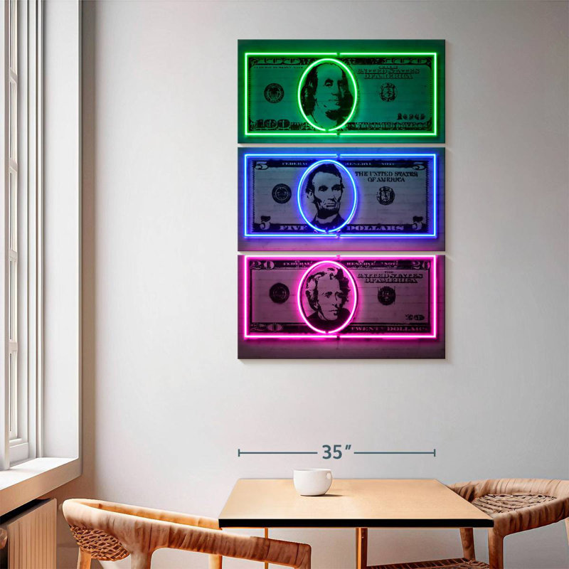 Kerner Dollars, 65" H x 42" W