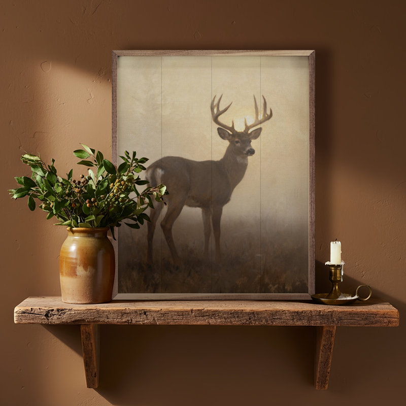 Deer Silhouette, H 10 po x l 8 po
