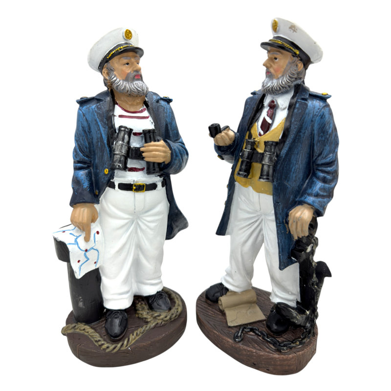 Ensemble de 2 figurines capitaines