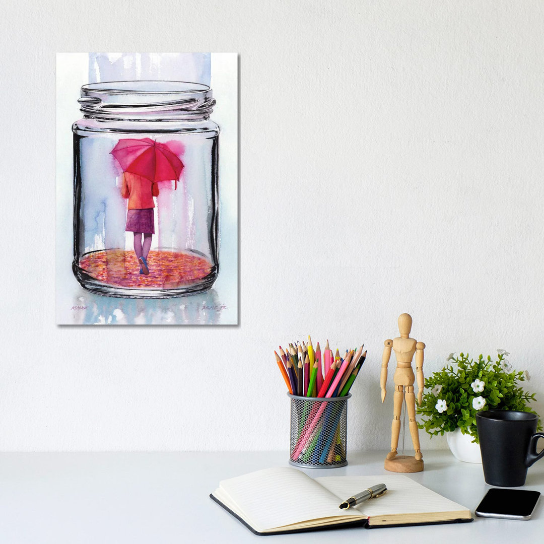 Girls In Jar XV von REME Jr - No Frame Gallery-Wrapped Canvas Giclée on Canvas