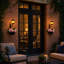 Lampadaire solaire avec pot de fleurs-133418191