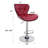 Anjolee 32.5'' Swivel Adjustable Height Counter Stool with Metal Frame-954967275