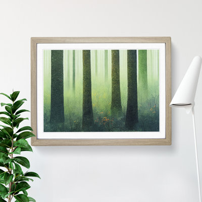 Pretty Watercolour Forest Vol.3 - Single Picture Frame Print