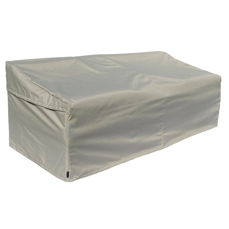 EDDIE BAUER 63IN SMALL SOFA COVER, Tan, 34.5" H x 86.375" W x 40" D