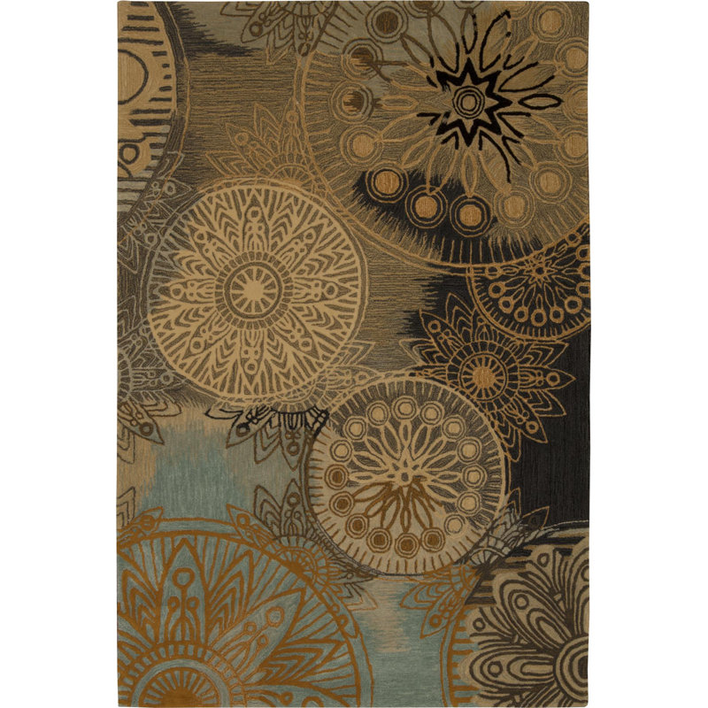 Nikhil Abstract Indoor Rug, Rectangle 5' x 7'6"