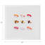 Serviettes de table en satin de coton sushi Town