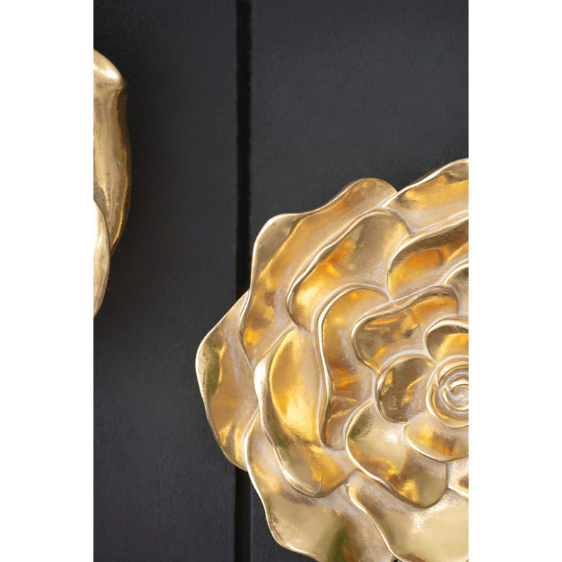 Accents muraux suspendus S / 2 Rose