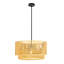 Luminaire suspendu en rotin 1 lumière Armelia
