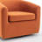 Richard  Upholstered Velvet Swivel Barrel Chair-1165934501