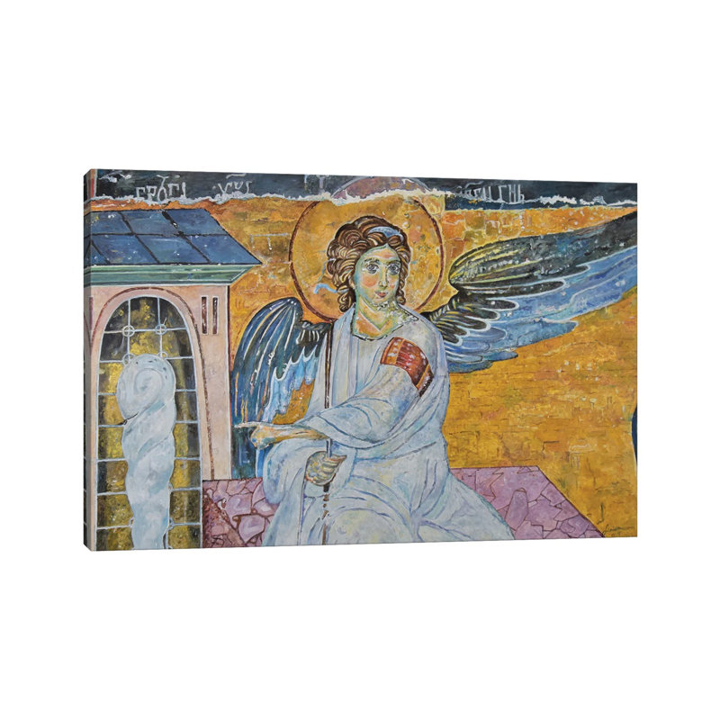 Archangel Gabriel 1 Piece Wrapped Canvas Painting, 20.32cm H x 30.48cm W