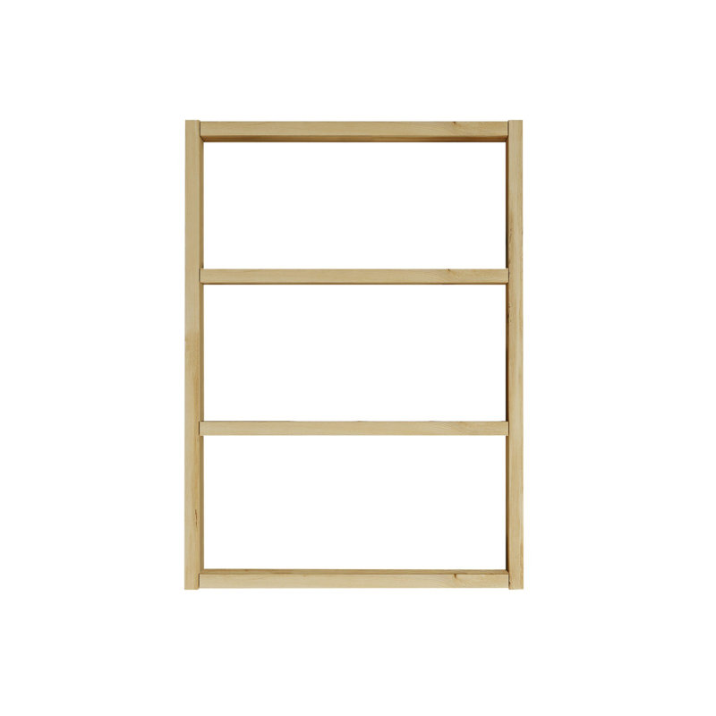 Roshaad 3 Piece Bracket Shelf, Natural