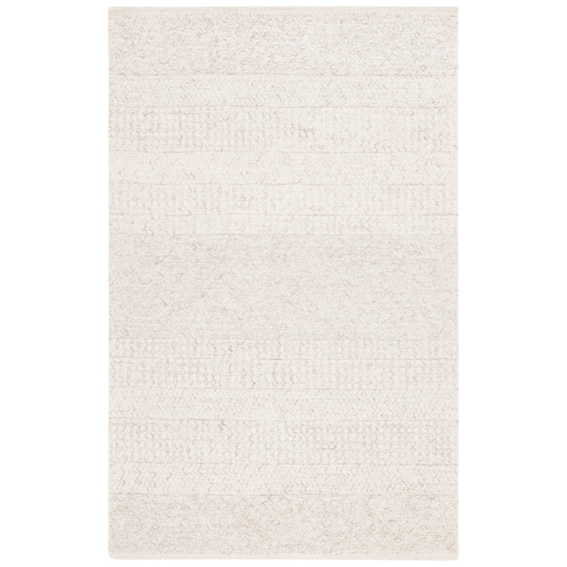 Metro Hand Tufted Wool Pile Geometric Rug, Rectangle 3' x 5'
