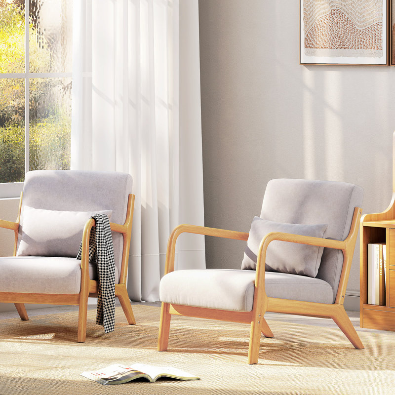 Fauteuil Katriena, 100 % polyester gris