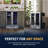 Newair 24” Built-in Dual Zone 18 Bottle and 58 Can Wine and Beverage Fridge in Stainless Steel 
