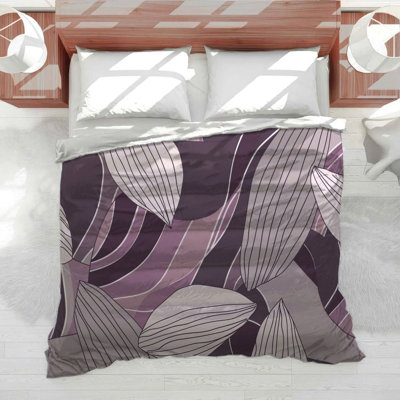 Leaves Cool Pattern Cotton Blend Comforter